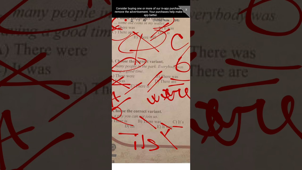 There is, There are test izahı ❤️📝