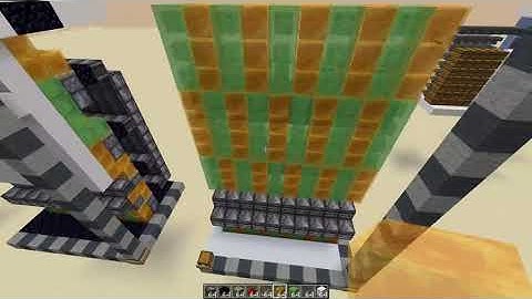 Simple-ish 10x10 Piston Door Tutorial (Hipster, Flush, Slime/Honey Based)