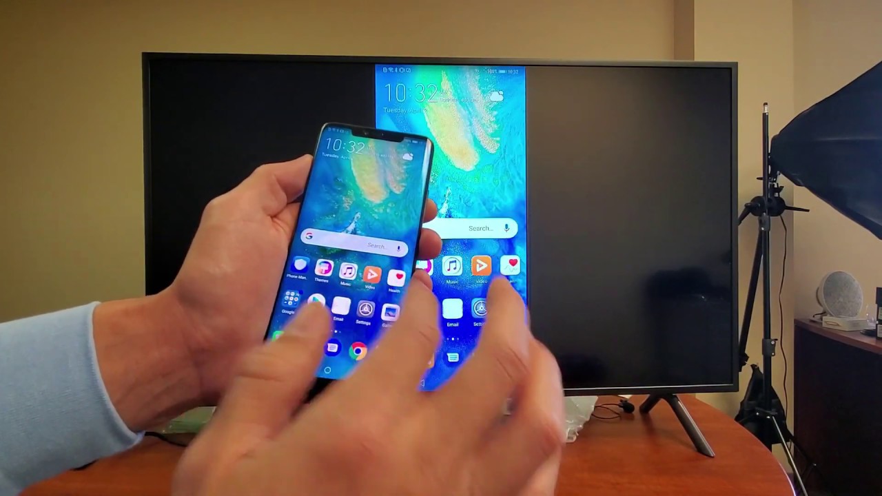 redaktionelle ål Mekanisk Huawei Mate 20/30 Pro: How to Screen Mirror (Wireless Projection) to  Samsung Smart TV - YouTube