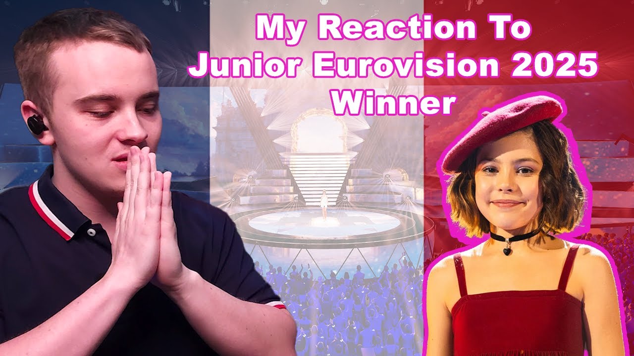 Моя реакция на песню Лу Делёза «Ce monde» | Победитель детского Евровидения 2025 от Франции 🇫🇷