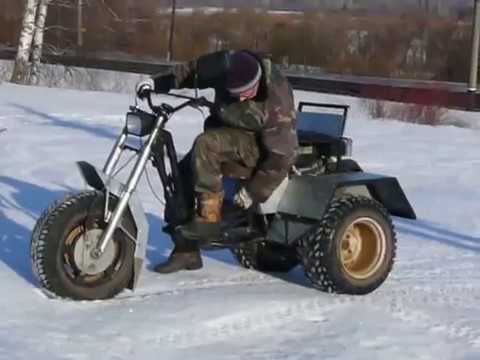 самодельный трицикл с двигателем от мотоблока своими руками