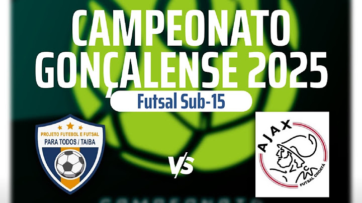 AO VIVO: Taíba X Ajax Croatá I Gonçalense Sub 15 I 1ª Rodada