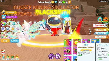 Clicker Mining Simulator Update 30 Online Event and new gear in Mars Mine
