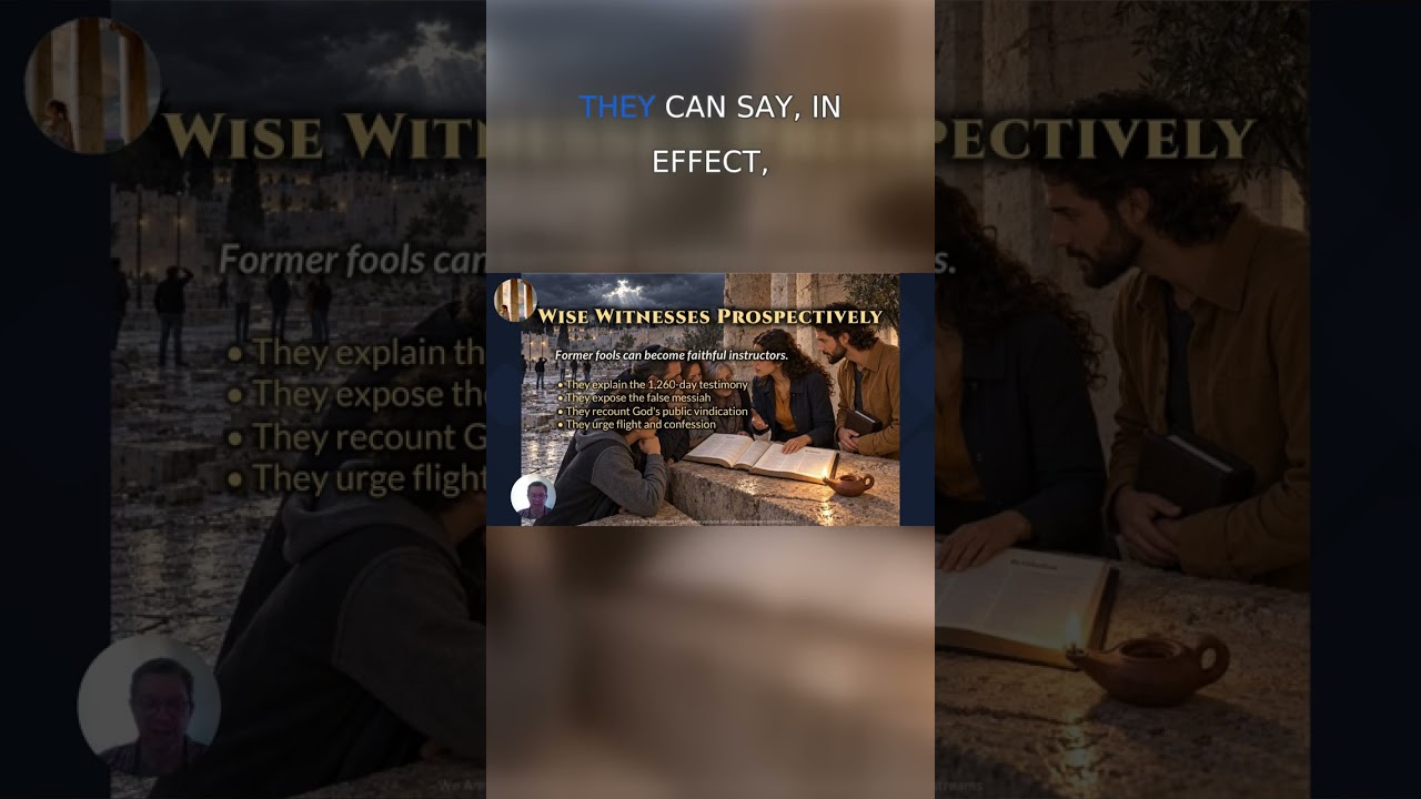 The two witnesses and why corrected believers speak with authority