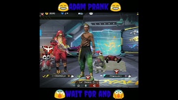 Adam😱 prank video Free fire💥 call me noob prank video😰 #lakagaming #raistar #freefire #short #shorts