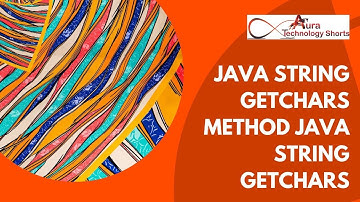 Java String getChars method Java String getChars #JavaStringBuilder #javastringgetchars #javaandweb