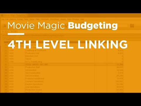 Movie Magic Budgeting - 4th Level Linking