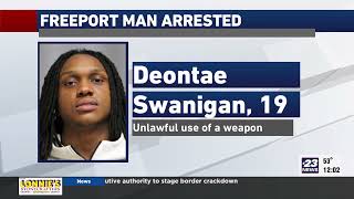 Man, 19, arrested after Freeport police recover altered gun