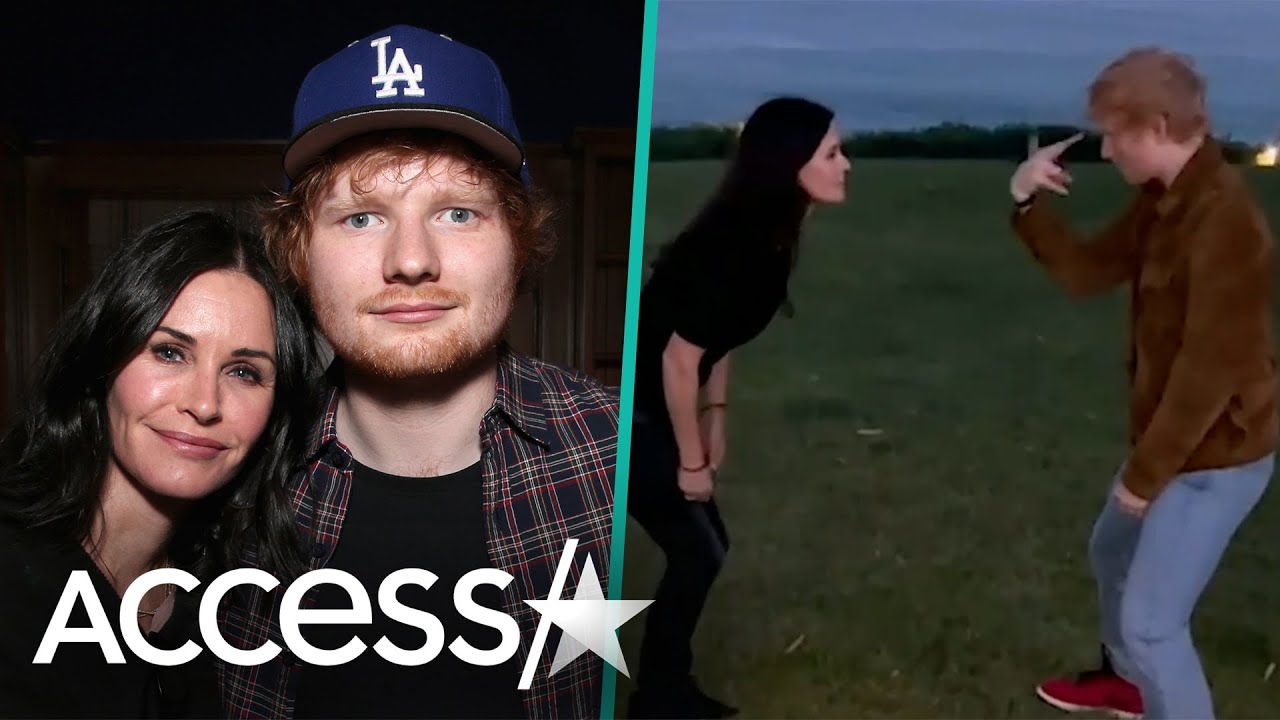 Courteney Cox & Ed Sheeran’s Epic ‘Friends’ Dance Routine