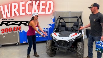 Polaris RZR 200 EFI.... Repairs, Features, and Test Drive!