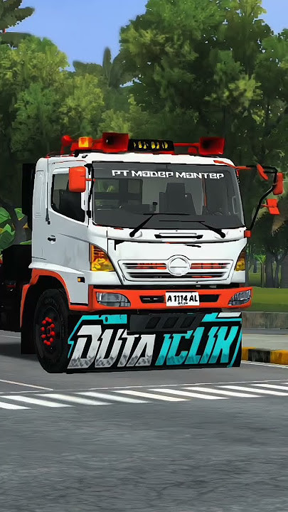 SHARE LIVERY BUSSID MOD HINO LOHAN TRAILER BISA DI LEPAS BY IWAN ART TERBARU || MOD BUSSID TERBARU