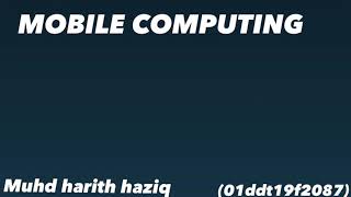 DFP50123 Secure Mobile Computing: How To Backup in Android and Ios
