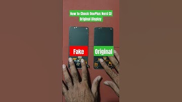 How to Check OnePlus Nord CE Fake vs Original Display #oneplus #display