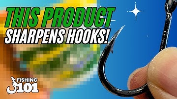 how to sharpen fishing hooks