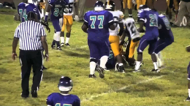 Marquis Thomas #25 RB/LB Detroit Crockett Highlights
