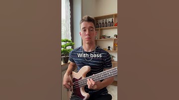 Thumbnail of With bass vs no bass #bassplayer #bass