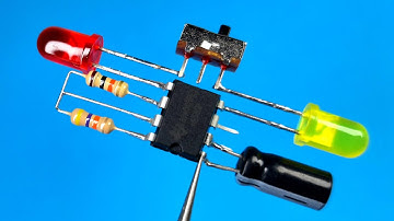 How to Make Right and Left Single Circuit Using NE555 IC