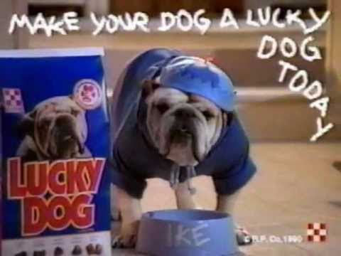 Lucky Dog dog food commercial 1990