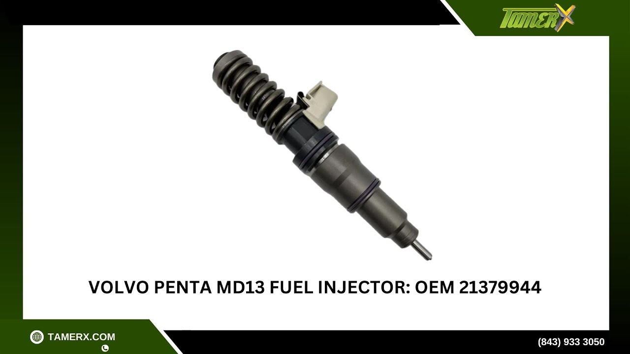 またん Volvo Penta MD13 Fuel Injector | 21379944