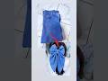 1 Minute Denim Bow 🎀 Easy Hand Sewing DIY #sewing #usa #sewingtutorial #diy #handmade