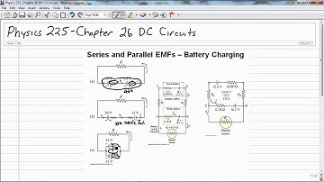 1111 Chapter 26 DC Circuits   Series and Parallel EMFs