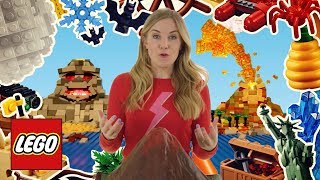 How do volcanoes work? Amazing educational facts about volcanoes! Stop Motion LEGO Learning For Kids