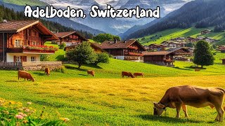 Adelboden, Switzerland walking tour 4K - The most beautiful Swiss villages - fairytale village