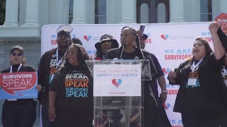 Dozens gathered at the Capitol to mark National Crime Victims Week