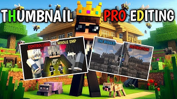 How To Make Attractive Minecraft Gaming Thumbnails🤩 in Just 5 Minutes🔥(Easy) #notkingbhai
