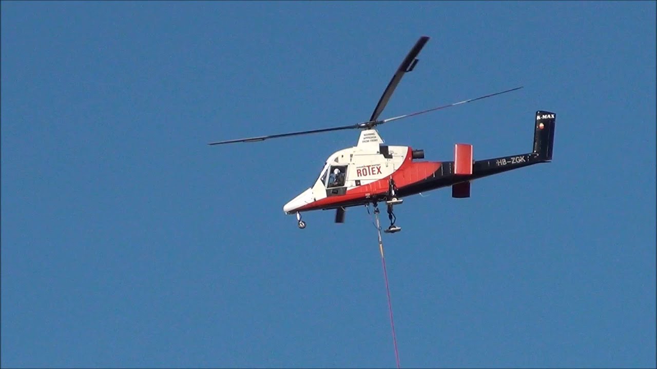 Kaman K-1200 K-Max Rotex Helicopter AG (the flying trees)