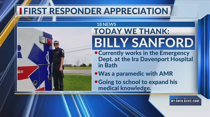 First Responder Appreciation: Williams "Billy" San...