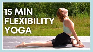 15 min Flexibility Full Body Yoga  Intermediate Yoga Stretch