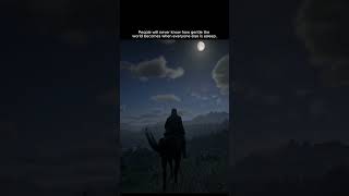 Night | Arthur Morgan | #rdr2 #peace #calm #aesthetic #alone #vibe #view #quote #nature #gameplay