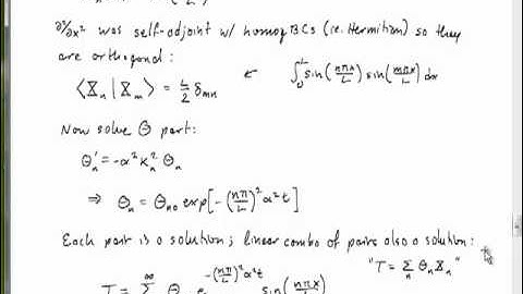 UCSB ChE230A - separation of variables pt.1