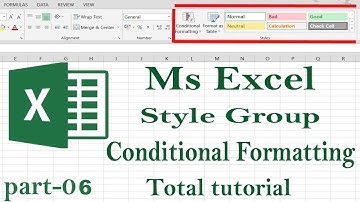 Ms excel style group condisinal formattion || how to excel style group condisinal formattion