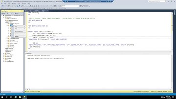 0021 - Using T-SQL to Create Tables, Drop Tables
