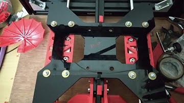 Tevo tarantula dual Y rod upgrade with stock Acrylic bed profile.