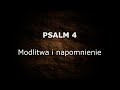 Psalm 4  modlitwa i napomnienie  biblia tysiclecia psalmy biblia starytestament