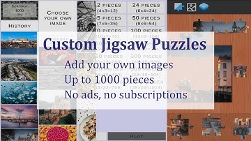Custom Jigsaw Puzzles App (NO ADS)