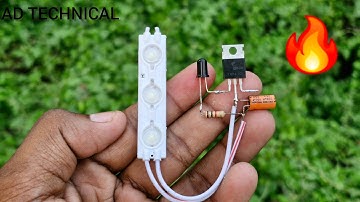 How to make a fire detector circuit using Tip41c transistor #electronic #DIY #fire