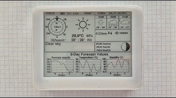 Погодная домашняя станция 4.2inc E-Paper E-Ink