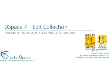 DSpace 7 tutorial - Edit collection