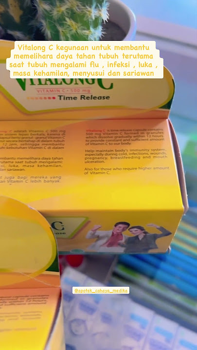 Vitalong C #youtubeshorts #suplemenkesehatan #vitaminc