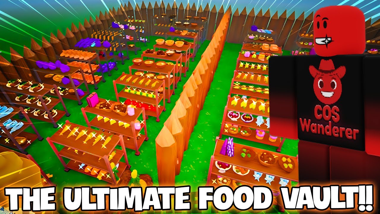 I Built the Ultimate Food Vault in 99 Nights in a Forest