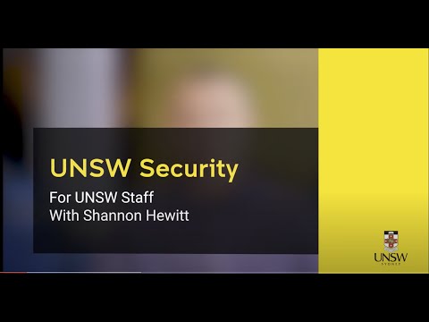 UNSW Security - For Staff Members