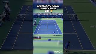 WHAT A POINT! 🤯🔥 Nadal vs Djokovic | US Open 2011