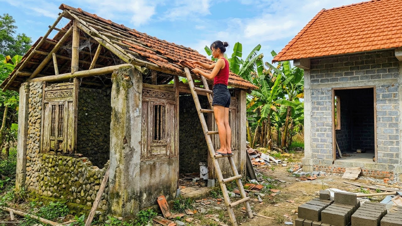 Building and Renovating an Old Kitchen for a New House | Rural Life
