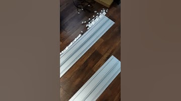 Silicon edge graphics frame LED light install part 1