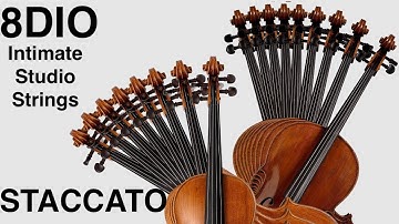 Intimate Studio Strings by 8Dio - Demo of all the presets: Traditional Staccato (2022)