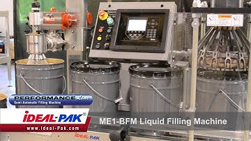 Ideal Pak ME1 BFM Semi Automatic Liquid Filling Machine Demo